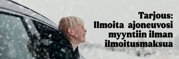 Ilmoita ajoneuvosi ilman ilmoitusmaksua